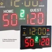 11 Position Basketball Scoreboard Battery Powered LED Digital Scoreboard