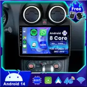 9" CARPLAY ANDROID 14 CAR STEREO GPS NAVI DSP For Nissan Qashqai 1 J10 2006-2013