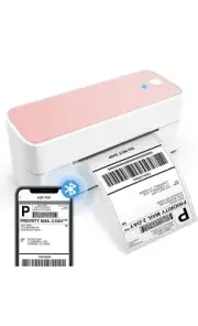 Bluetooth Thermal Label Printer -Asprink 241BT Wireless Pink Or Silver