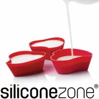 在飛比找momo購物網優惠-【Siliconezone】施理康心型馬芬巧克力蛋糕杯(6入