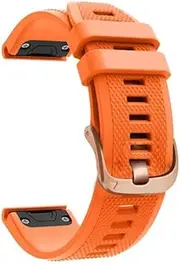 [KOSSMA] For Garmin Fenix 5S Silicone replacement strap Official rose gold buckle for Fenix 6S/6S Pro/Descent Mk2S/D2 Delta S smart watch