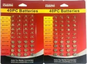 160 Assorted Super Alkaline Button Batteries Coin Cell Set Watch Calculator