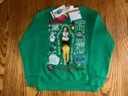 BUDDY THE ELF MOVIE YOUTH TALKING CHRISTMAS SWEATSHIRT MEDIUM-8