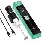 Milk Frother Coffee Mixer Handheld, Rechargeable Coffee Grinder, Frother Whis...
