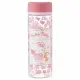 小禮堂 Sanrio 三麗鷗 Hello Kitty 透明隨身冷水瓶 400ml (花朵款)