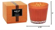 ✅ Nest New York Pumpkin Chai Scented 3 Wick 21 Ounce Luxury Fragrance Candle ✅