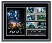 AVATAR 2009 SAM WORTHINGTON SIGNED POSTER LIMITED EDITION FRAMED MEMORABILIA