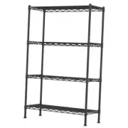 Adjustable Heavy Duty Storage Shelving Unit, Metal Organizer 4-Shelf No Wheels