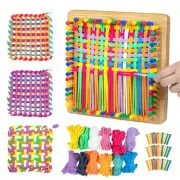 Weaving Loom Kit,Wooden Potholder Loom Kit for Different Crowds,DIY Arts and ...