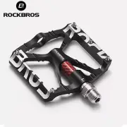 ROCKBROS Bike Pedal 9/16" Non-slip Widen Flat Pedal Seal Bearing Reflective