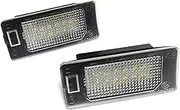 FIQOME 2x LED Licence Number Plate Light White Canbus, for Ateca, formentor Ibiza IV ST Fabia Kamiq, for Octavia, Rapid, for Superb Yeti Car Number Plate Led Light