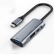 3 in 1 USB HUB C HUB To USB 2.0 HUB DisplayPort PD Adapter Dock For Macbook Pro USB-C Type c 3.1 Splitter 3 Port USB C HUB