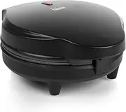 Tristar WF-1170 Ice Cream Waffle Maker 700 Watt Diameter 20 cm Safety Lock Cold Handles Black