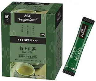 【特上煎茶 50袋入】日本原裝 AGF Professional 綠茶粉 可冷泡 煎茶粉 隨身包【小福部屋】