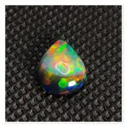 Phantom Opal black and Crystal Rare Phenomenon 2.25 Carat ￼vivid Colour Play