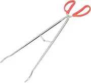 Stainless Steel Log Grabber Tong Heavy Duty Firewood Claw Tool for Indoor Fireplaces Outdoor Fire Pits Ergonomic Non Skid Handle for Easy Use Practical Design