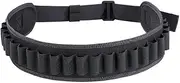 [EXCELLENT ELITE SPANKER] 24 Rounds Shotgun Shells Bandolier Shotgun Shell Shoulder Holder Shotshells Bandolier Belt(Black)