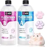 LET'S RESIN Silicone Rubber for Making Taba Squishy-Super Soft 64oz Silicon Mix for Squishy Maker, DIY, Custom Cat Paws & Stress Relief Gifts