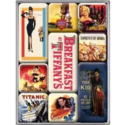 9pc Nostalgic Art Movie Art Classics Magnet Set