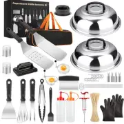 Griddle Accessories Kit, 140 Pcs Griddle Grill Tools Set for Blackstone and C...