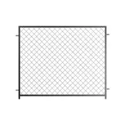 PEAK No-Dig Mesh Fencing 1500 x 1200mm Black Steel Panel