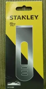 Stanley Plane Iron Blade 1 3/8" 12-504 For POST-1988 Stanley 60 1/2 A, 12-060
