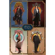 Wizarding World Fantastic Beasts Framed Cast Poster Room Wall Decor 91x61cm