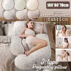 New J Shape Maternity Pregnancy Pillow Nursing Sleeping For Body Feeding Support