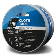 BEAR 50mm x 15m Silver General Purpose Cloth Tape 66623336605