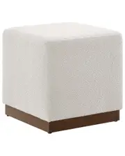 Modway Tilden 17" Square Boucle Upholstered Ottoman