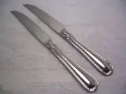 Hampton Silversmiths NOBILITY Set of 2 NEW Steak Knives Stainless Flatware