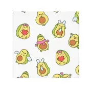 Cute Avocado Face Towel - Fun & Whimsical Bathroom Accessory