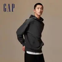 在飛比找蝦皮商城優惠-Gap 男裝 Logo純棉帽T-黑色(810630)