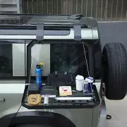 Alloy Left Side Window Camping table Storage For Land Rover Defender L663 2020+ (for: Land Rover)