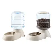 Automatic Self Dispensing Gravity Pet Feeder for Cats and Dogs - Large Capacity