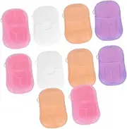 VANZACK Portable Soap Sheets 10 Boxes of Hand Washing Soap Flakes Paper Safe for Bath Face Hand Wash Great for Travel Camping Office