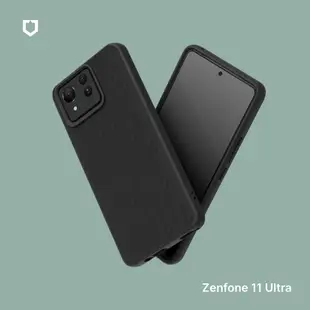 犀牛盾 適用ASUS Zenfone 11 Ultra SolidSuit 碳纖維紋路防摔背蓋手機殼-華碩官方授權開發