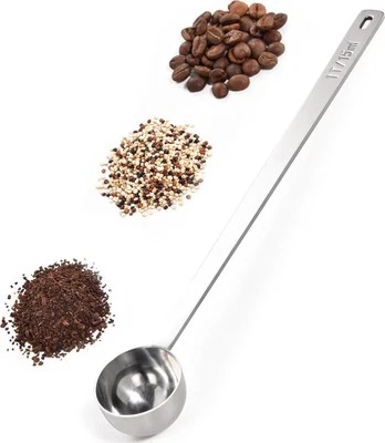 18/8 Stainless Steel Coffee Scoop, Doosu Food-Grade Metal Measuring Spoon With