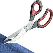 XFasten Heavy-Duty Professional Tailor Scissors, 9.5-Inch Heavy Duty Ultra-sharp Dressmaker’s Scissors Shears for Fabric Cutting | Sewing scissors for Fabric