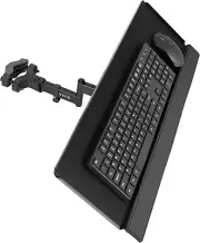 Steel Universal Full Motion Pole Mount, 26 Inch Keyboard and Mouse Tray
