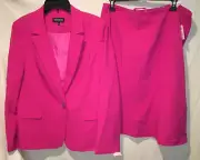 Ladies Size 14 John Meyer Collection 2 pc Garment Rberry Skirt w/Jacket New