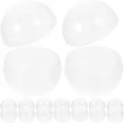 HOMSFOU 50pcs Transparent Shell Transparent Ball Clear Baubles Transparent Ball fillable Balls Toy Balls for Desktop Claw Toy Empty Ball Bubble Ball Child Plastic