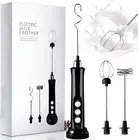Electric Milk Frother Handheld Egg Whisk Beater Foamer Maker Coffee Drink Mixer