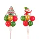 WOW PARTY KOREA 聖誕氣球佈置套組聖誕快樂聖誕樹和紅圍巾雪人 160cm