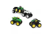 5pc John Deere 15cm Monster Tread Tractor Dump Pickup Gator Truck Trailer Set 3+