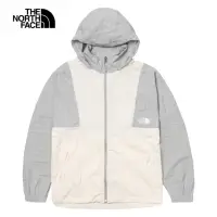 在飛比找momo購物網優惠-【The North Face 官方旗艦】北面男款米灰拼接防