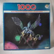 VTG Sealed Fantasia Forever Unicorn Pegasus 1,000 Piece Puzzle 1991 American Pub