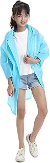 [LWZ] Children's Backpack Raincoat Schoolbag Student Cute Rainy Day Waterproof Long Piece Cartoon Poncho for Boys and Girls