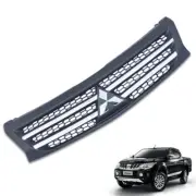MATTE BLACK GRILLE GRILL CHROME LOGO MITSUBISHI TRITON L200 MQ 15-2018