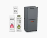 Waste & Recycling Bin Totem 60L Set Grey | Joseph Joseph AU
